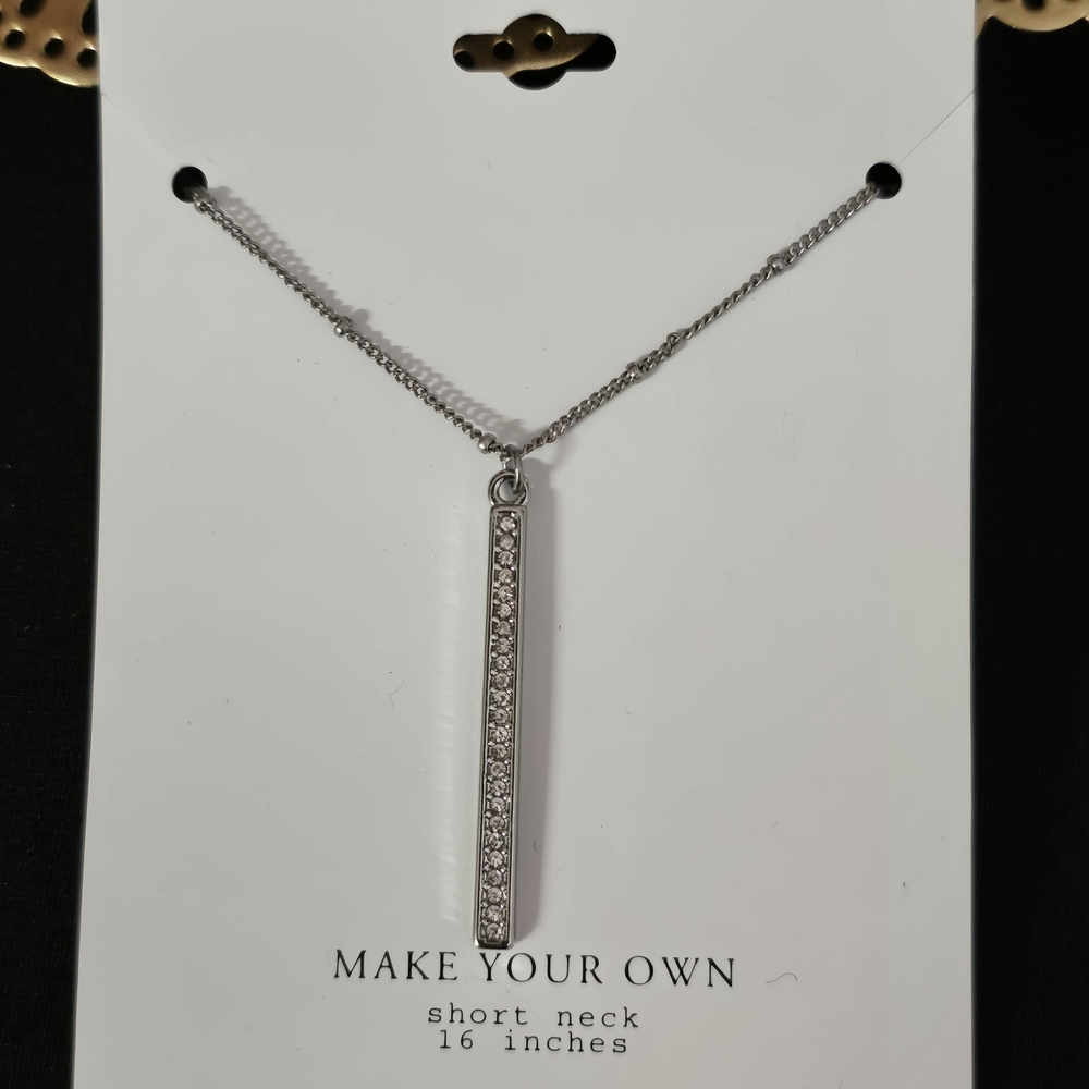 Silver Pendant Necklace by